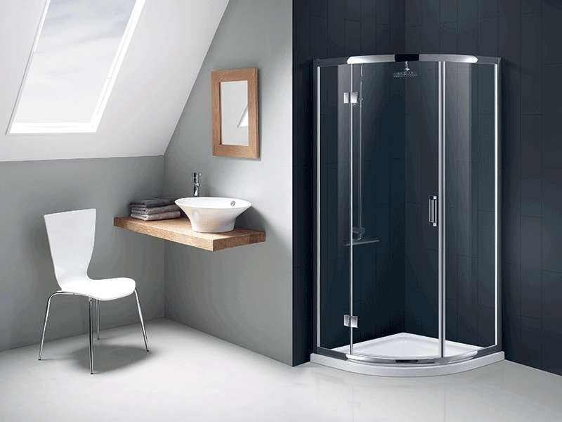Flair Chianti shower enclosure available from BATHLINE Showrooms in Northern Ireland and the Isle of Man.